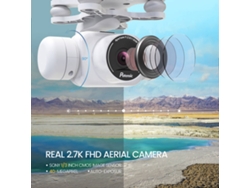 Drone POTENSIC Dreamer 1 (4K - Autonomía: Hasta 30 min - Blanco)
