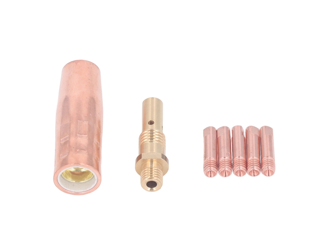 Kit De Accesorios Para Pistola De Soldadura Mig: Boquilla Difusora De Gas, Punta De Contacto De Latón De 0,9 Mm Para Magnum 100l