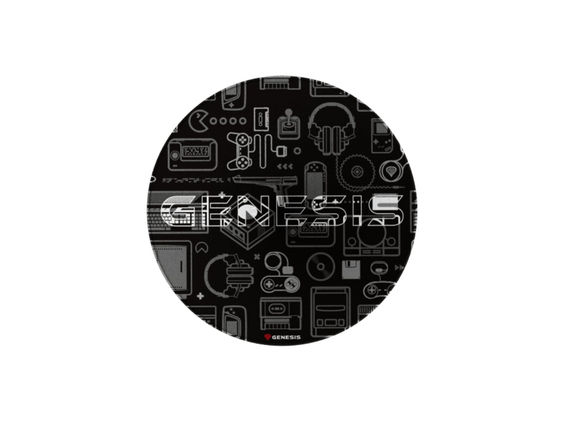 Alfombra Gaming GENESIS Tellur 300 - Gear Redonda Ø 100 cm Poliéster