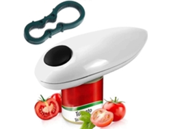 Abrelatas eléctrico de cocina, abrelatas eléctrico de un solo clic, bordes lisos, diseño ergonómico. Nostalgia88