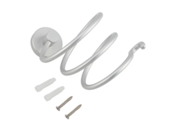Soporte para secador de pelo de pared de aleación de aluminio Worten