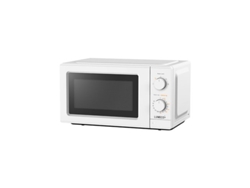 Microondas con 5 Funciones y Base Antideslizante con Capacidad de 20 Litros, Color Blanco Lumeco (700w 230v)