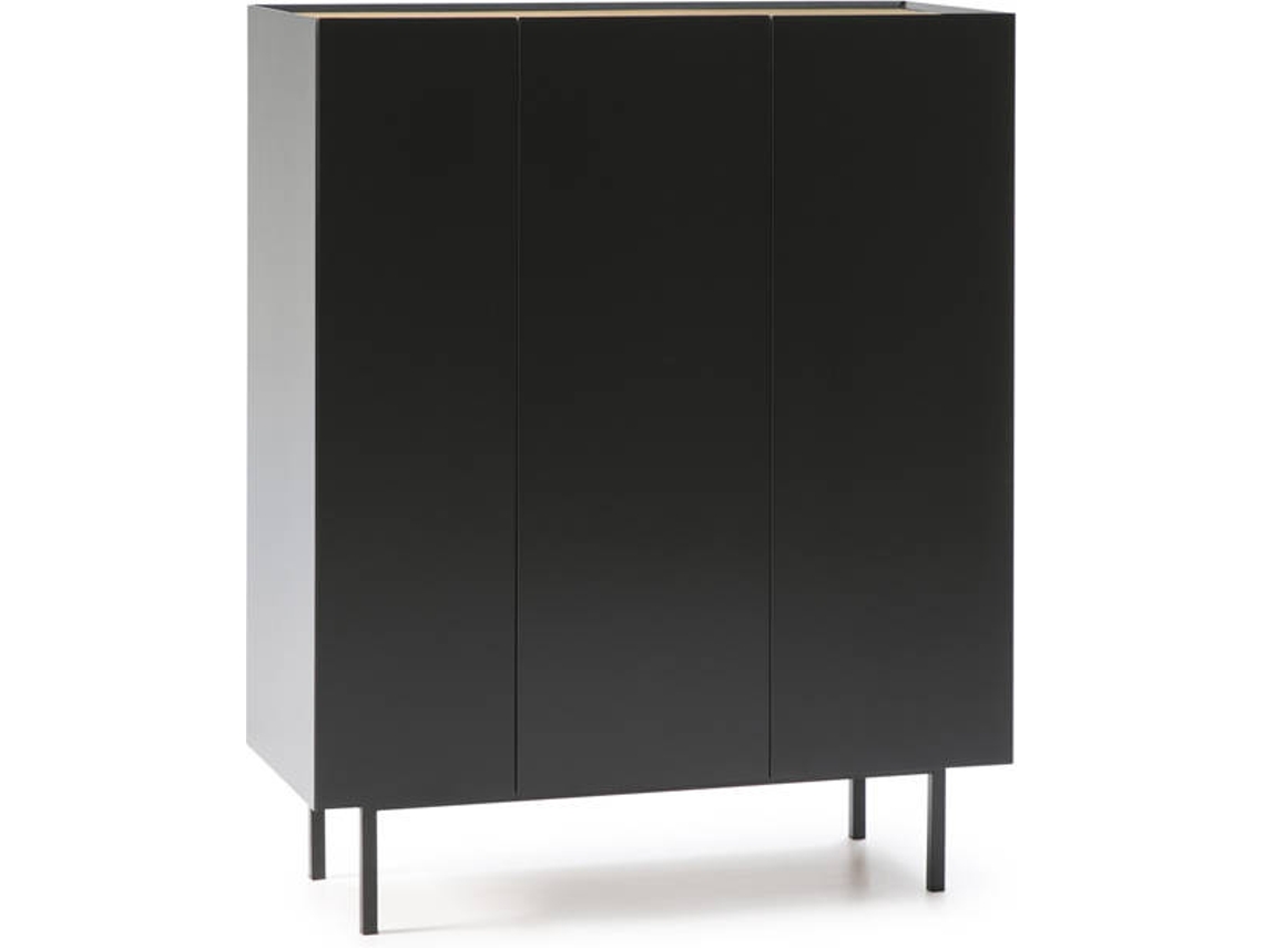 Aparador BAZAR MONDIALE Arista (Negro - MDF - 95x40x120 cm)
