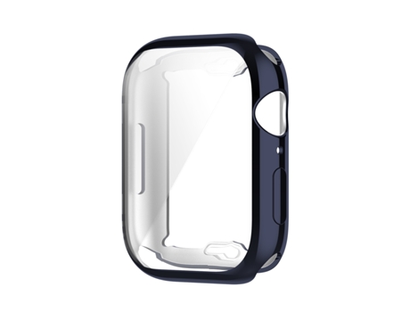 Funda protectora completa de TPU a prueba de golpes con película protectora para Apple Watch Series 9/8/7 45 mm (azul)