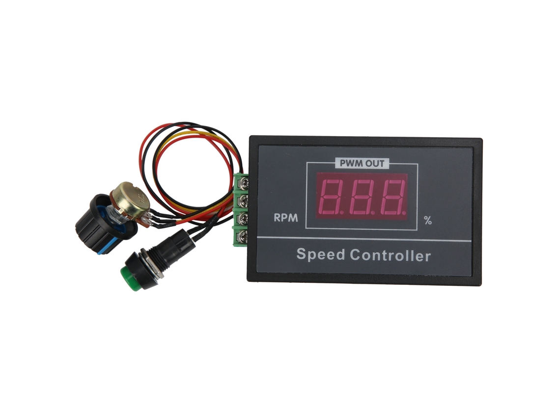 Controlador De Velocidad Pwm Para Motor Dc 6v 12v 24v 48v Regulador De Velocidad Continuo