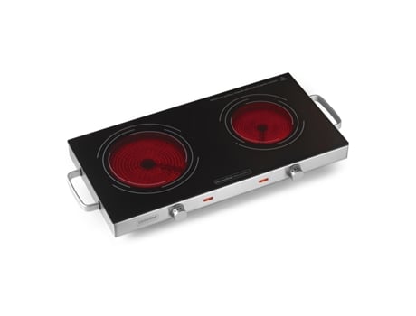 Placa Portátil CHEF 2 Quemadores 2800W Kcppv2800