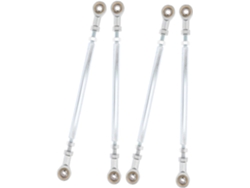 Kit De Varillaje De Dirección Para Atv Quad De Acero Inoxidable De 4 Piezas, Varillas De Alta Resistencia, Fácil Reemplazo Y