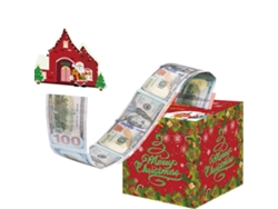 Caja de regalo navideña para dinero, organizador de dinero DIY con 50 bolsas transparentes Aeuzwr (estilo 11)