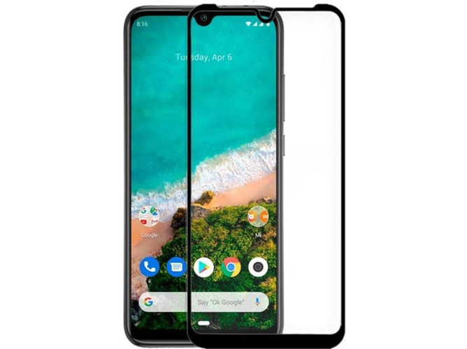 Protector de Cristal Templado Xiaomi Mi A3 Full 3D Negro