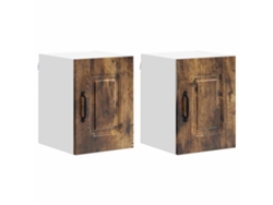 Maison Exclusive - Mueble De Cocina Kalmar 2 Pcs Roble Ahumado 30 X 31 X 40 Cm