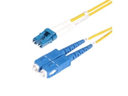 Cable de Fibra Óptica LC a SC (UPC) OS2 Monomodo 9/125µm 100G LSZH Dúplex de 7m - Low Insertion Loss - Resistente a Dobleces - Cable de Conexión de Parcheo LSZH STARTECHCOM