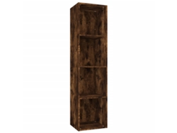 Mueble de TV móvil en acabado roble ahumado, MAISON EXCLUSIVE (36x30x143 cm)