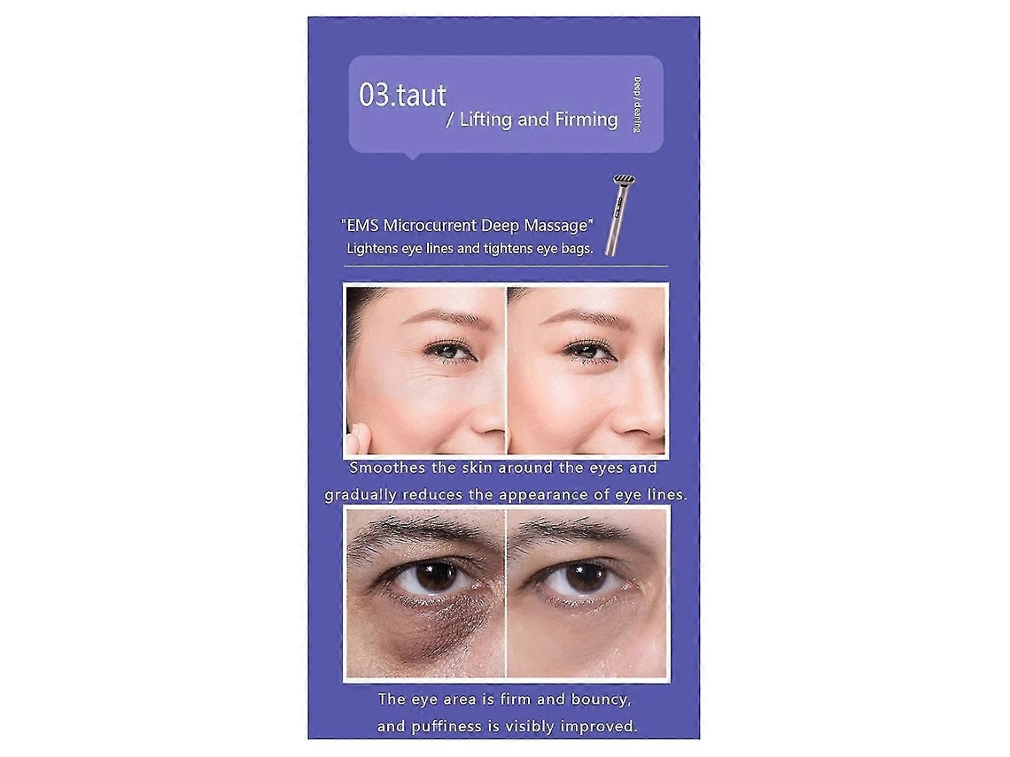 Dispositivo facial ROSEWELL 5 en 1 con microcorriente y terapia LED antienvejecimiento