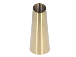 2026-vaso De Mesa De Acero Inoxidable 304 Dorado Forma Cónica Boca Angosta Estilo Moderno Simple Para Hogar Oficina Dormitorio
