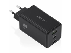 Cargador Inalámbrico Aisens Asch-100w3p052-bk (negro - Usb-c X 2 - Tipo C)
