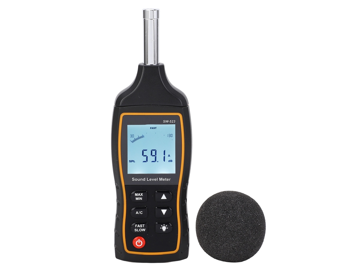 Medidor De Ruido Digital Portátil De Alta Precisión Con Amplio Rango De Respuesta En Frecuencia Para Uso Industrial.