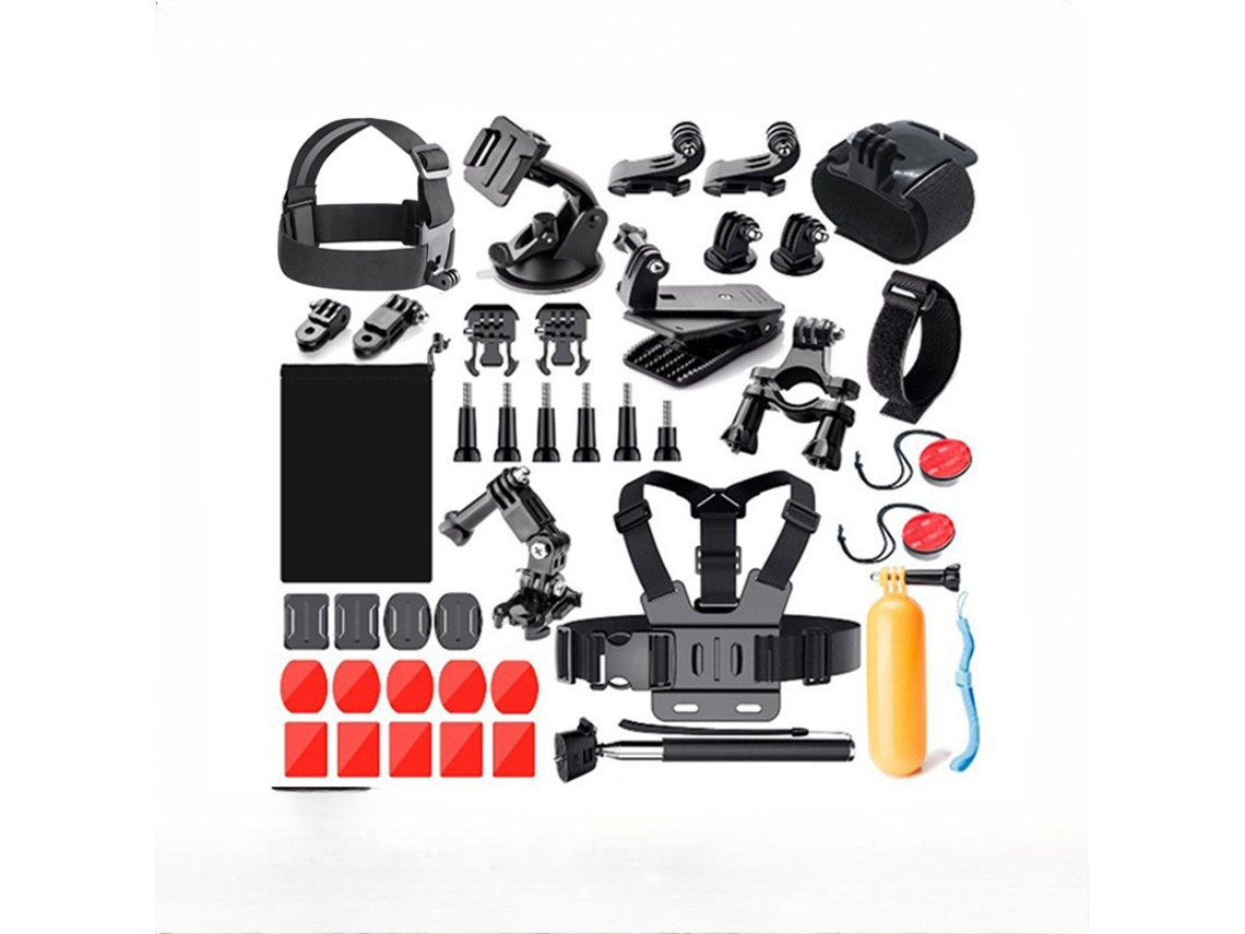 Kit de accesorios para cámara de acción para la mayoría de los modelos GoPro Hero Cámaras de acción 42 piezas Siurn