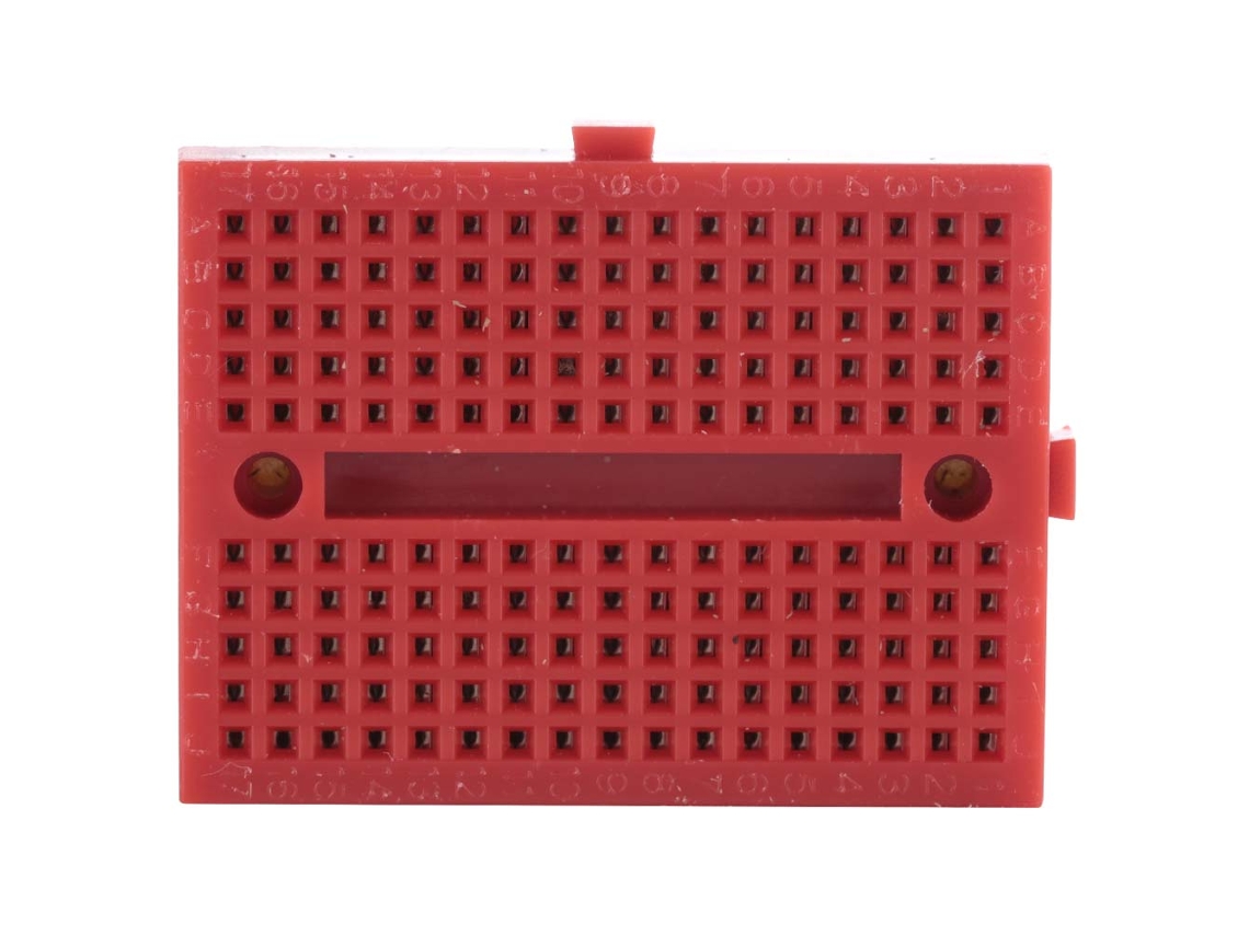 6pcs Protoboard Mini Sin Soldadura De Calidad 170 Agujeros Colorido Reutilizable Rojo