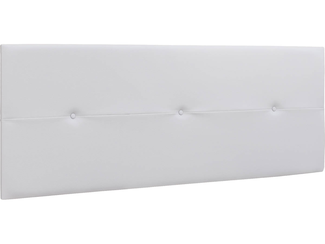 Cabecero de Cama VENPRODIN Prado (Blanco - Melamina - 55x160x4 cm)