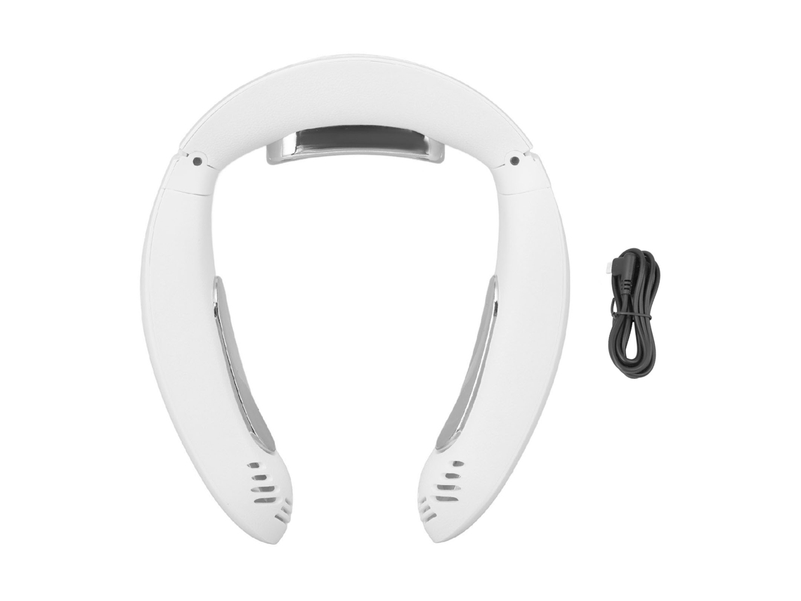 Aire acondicionado de cuello, batería recargable USB de 3500 mAh, ventilador sin aspas de 3 velocidades.