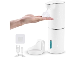 2026-linjou Dispensador De Jabón Automático Espumoso, Sin Toque, Montaje En Pared, Blanco