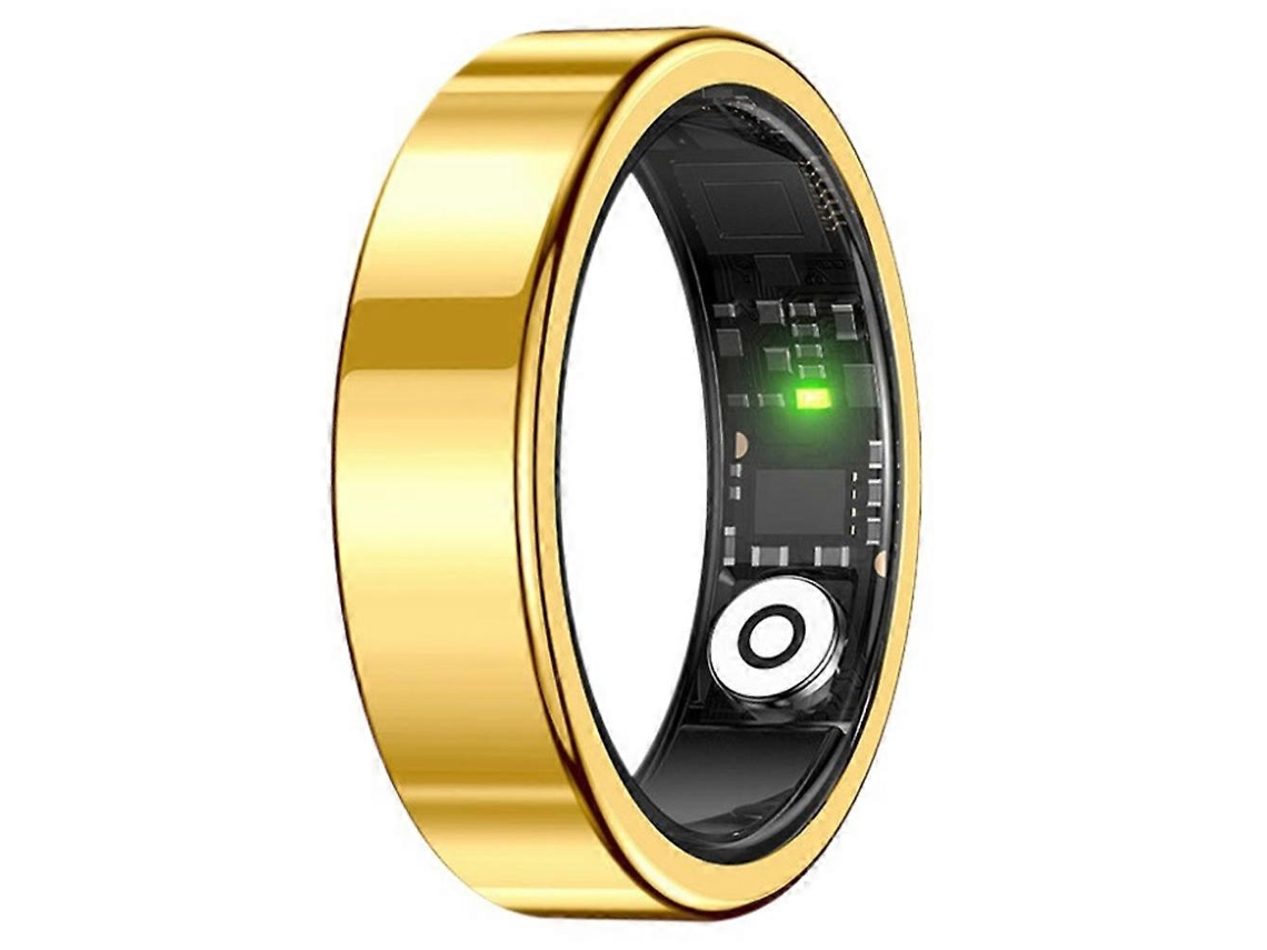 Anillo inteligente SR09 con monitor de frecuencia cardíaca y oxígeno en sangre, monitor deportivo y estuche de carga Brig Nostalgia88