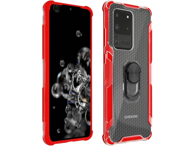 Carcasa Samsung Galaxy S20 Ultra AVIZAR Anillo Rojo