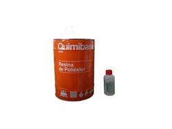 Resina QUIMIBASE Poliester + Catalizador 5Kg