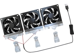 Ventilador De Escritorio De 8 Cm Con Alimentación Usb De 5 V, Silencioso, 3600 Rpm, Para