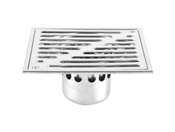 Desagüe De Piso Cuadrado De Acero Inoxidable 304 Para Baño Cocina Garaje 150x150mm