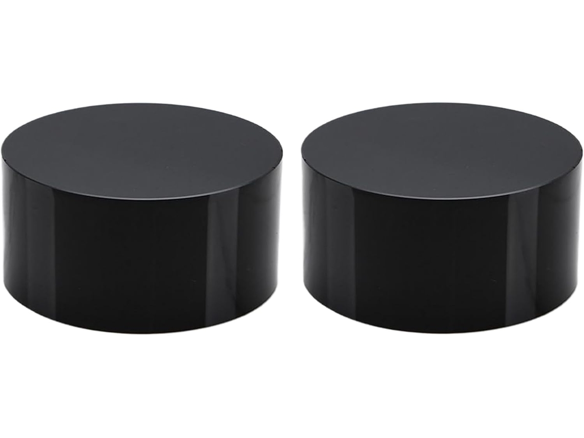 Bases Cilíndricas Soportes Acrílico Figuras 2 Piezas Soporte Portátil Antideslizante Joyas Organizador