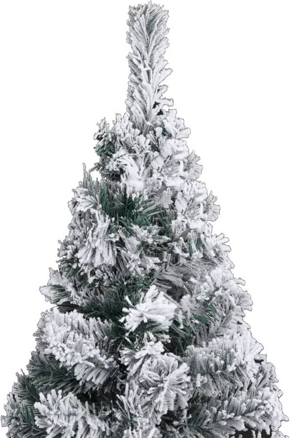 Árbol de Navidad VIDAXL con Nieve (Verde - 55x210 cm)