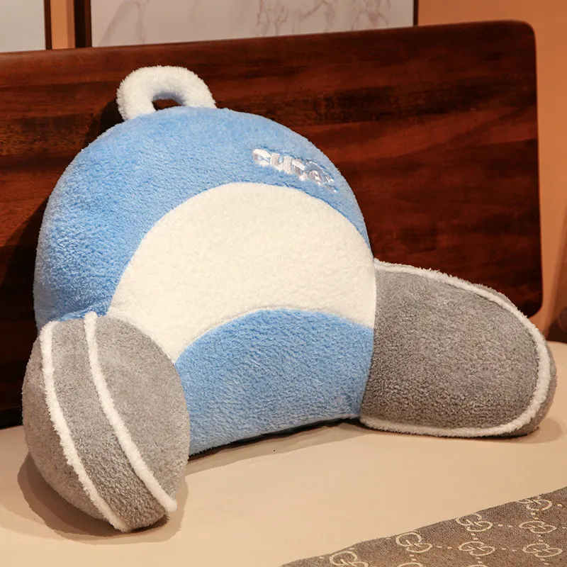 (arcoíris Azul 60 Cm) Almohada De Soporte Lumbar Arcoíris Para Adultos, Almohada Para Respaldo De Sofá