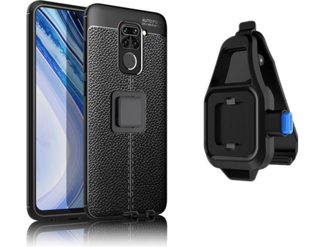 Funda Redmi Note 9 Rugged Leather con Soporte de Cintura Negro