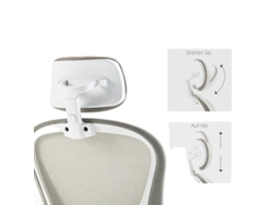 Silla de oficina, altura ajustable 40-50 cm, capacidad de carga 120 kg, soporte lumbar 4D, malla transpirable, incluye montaje OEM.