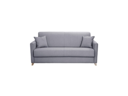 Sofá Cama 3 Plazas Nórdico Gris Claro Con Colchón de 18 Cm Skandy MILIBOO