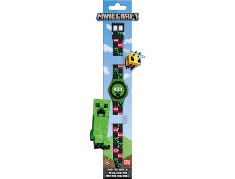 Reloj infantil Minecraft Digital de cuarzo