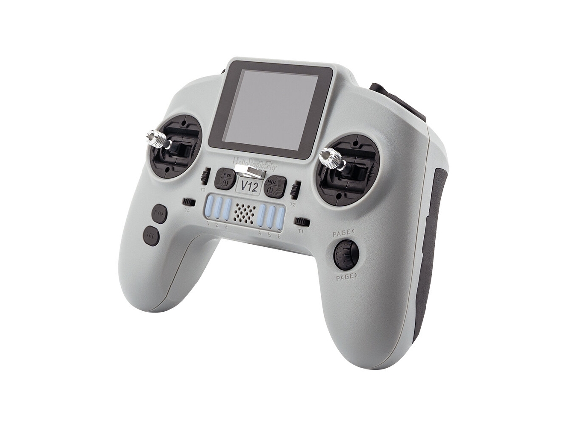 Grishelloradiosky V12 Radio Elrs 2.4ghz H7 1000mw Pantalla 2.4" Edgetx Dron Fpv Avión Rc