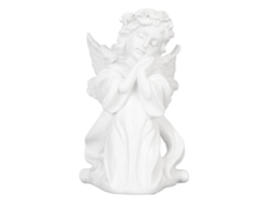 Figura De Ángel Rezando De Resina Blanca, Ángel Niña Con Alas, Escultura De Querubines Para Estantería, Dormitorio, Boda Y Aniversario