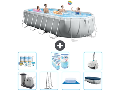 Piscina Tubular INTEX 26798GN-CB45 (18202 L - 305x122cm)