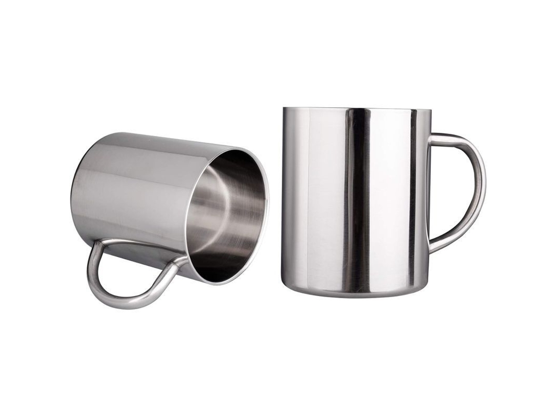 Taza De Acero Inoxidable De Doble Capa De 300 Ml Para Té, Café, Sopa Y Bebidas Calientes.