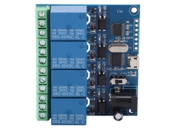 Módulo De Relé De 4 Canales Dc5v Controlado Por Usb Tarjeta De Relé De Alto Rendimiento Lcus-4