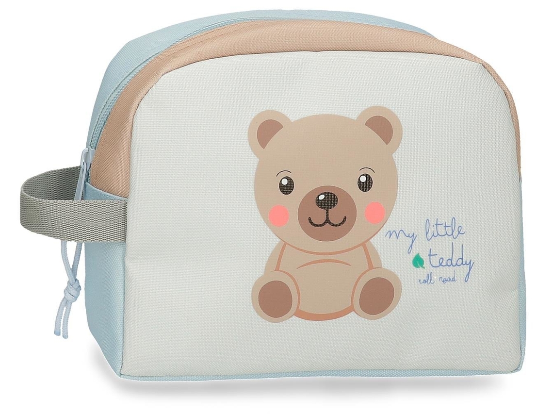 Bolsa de aseo Happy Pets, rollo de poliéster azul claro