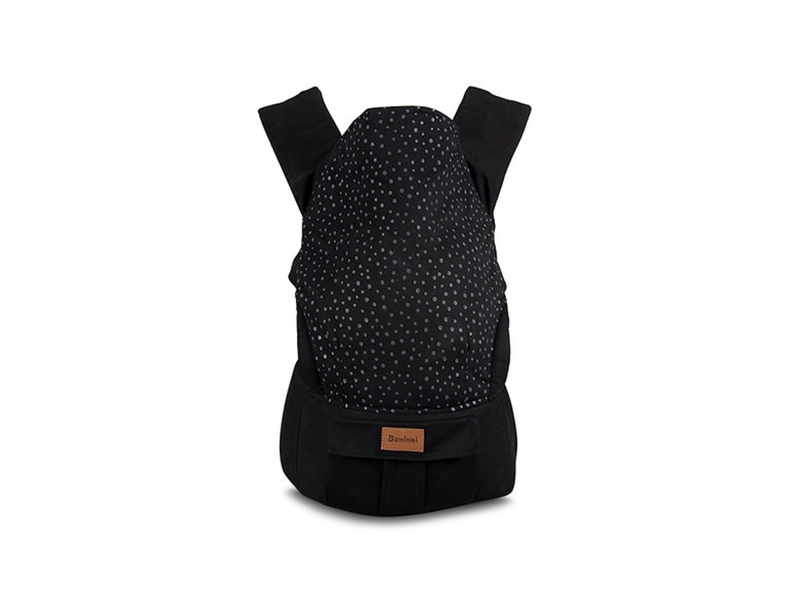 Mochila Porta Bebé Mundo Black Baninni