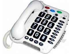Teléfono Fijo GEEMARC CL100 Blanco