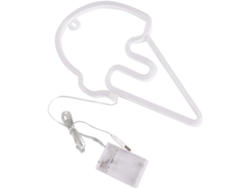 Lámpara Led De Neón Decorativa Con Forma De Helado, Doble Fuente De Alimentación, Para Dormitorio O Sala De Juegos.