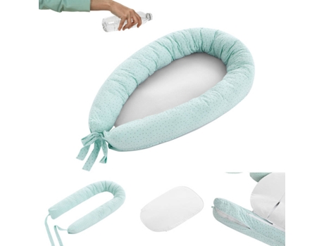 Nido Reductor Con base impermeable totalmente desenfundable para bebé nacido tejido punto 100 hipoal cool · dreams my koala mint