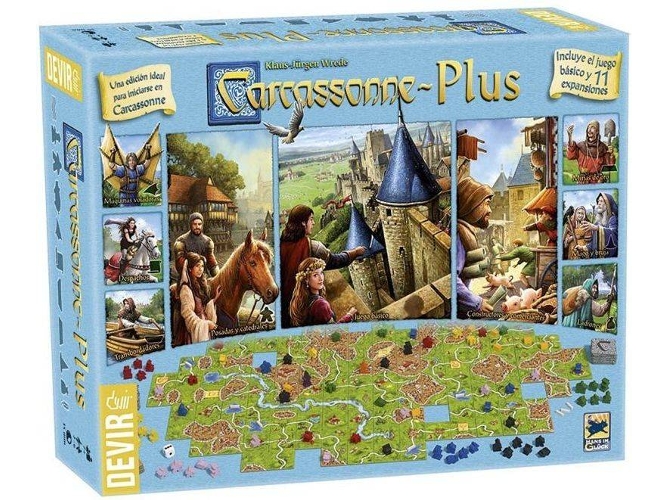 Juego de Mesa DEVIR Carcassonne Plus