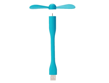 Mini Ventilador SLOWMOOSE USB Fléxivel / Removible Azul