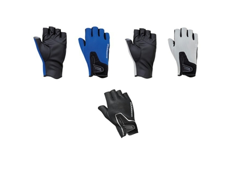 Guantes SHIMANO FIT5 (L - Blanco)